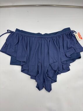 FP Movement Tempo Breathe Deeper Shorts in Blue Indigo